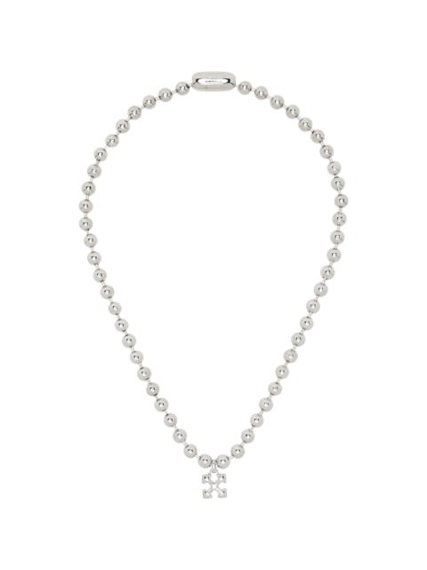 Off-White Arrow Ballchain Necklace
