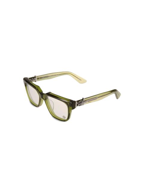 Chrome Hearts Vagillionaire II square-frame glasses