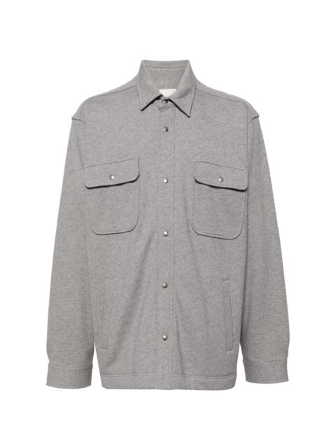 Givenchy logo-embroidered cotton-jersey shirt