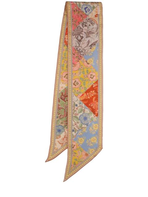 Zimmermann Printed silk scarf