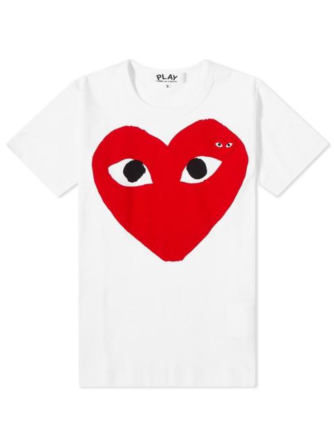 Comme des Garçons PLAY Comme des Garcons Play Women's Double Heart Logo T-Shirt