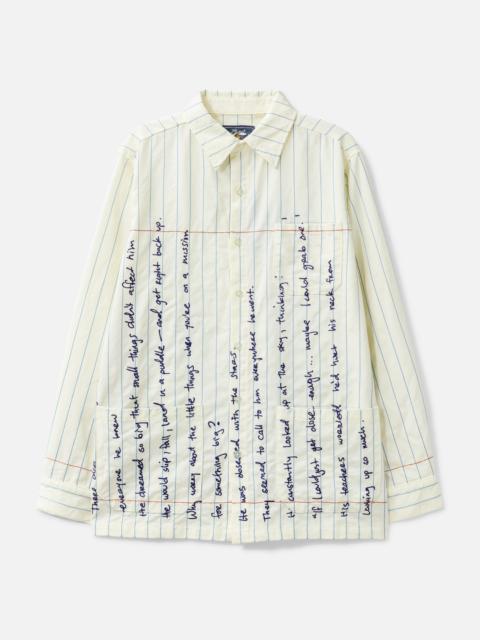 KidSuper PAPER HANDWRITING OVERSHIRT