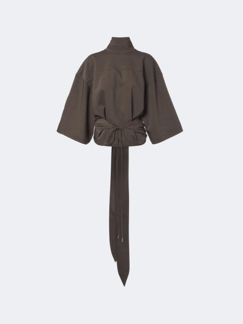 JACQUEMUS Havana tie-detail wool top