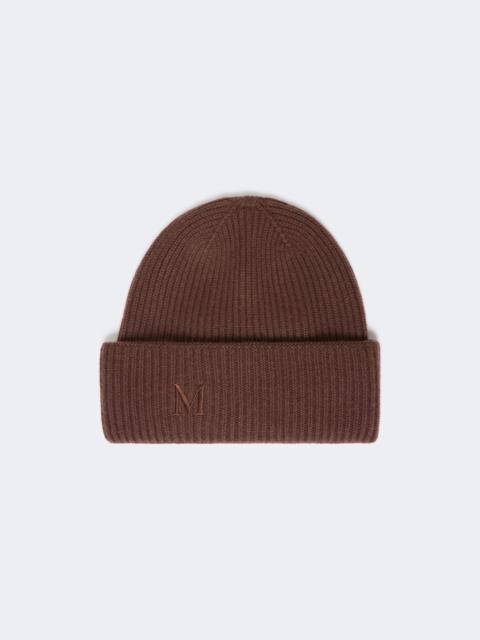 Max Mara RETINA Ribbed cashmere beanie - RUST