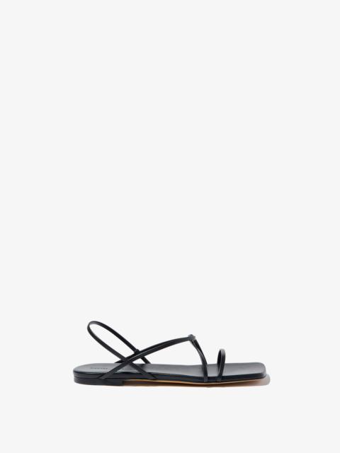 Proenza Schouler Square Flat Strappy Sandals