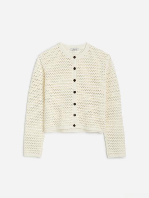 Madewell Open-Stitch Crewneck Sweater