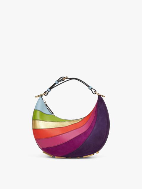 FENDI Leather bag with multicolor inlay