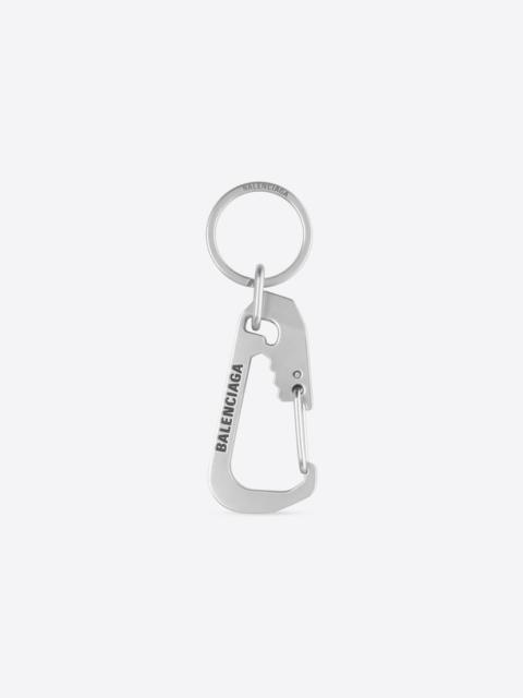 BALENCIAGA Space Keychain in Silver