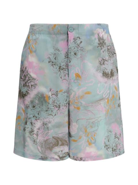 Off-White Printed bowling shorts