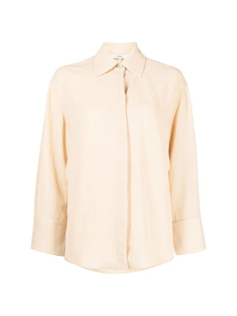 Vince tie-fastened long-sleeved shirt