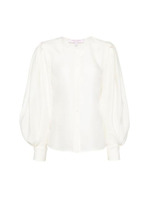 CAROLINA HERRERA puff-sleeved gazer top