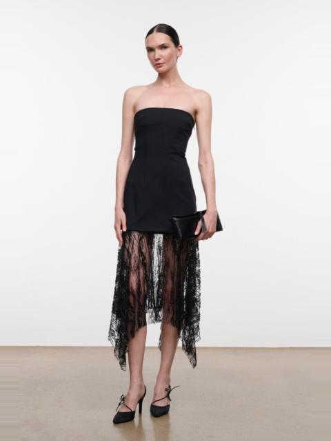 STAUD STAUD JOLIE DRESS BLACK