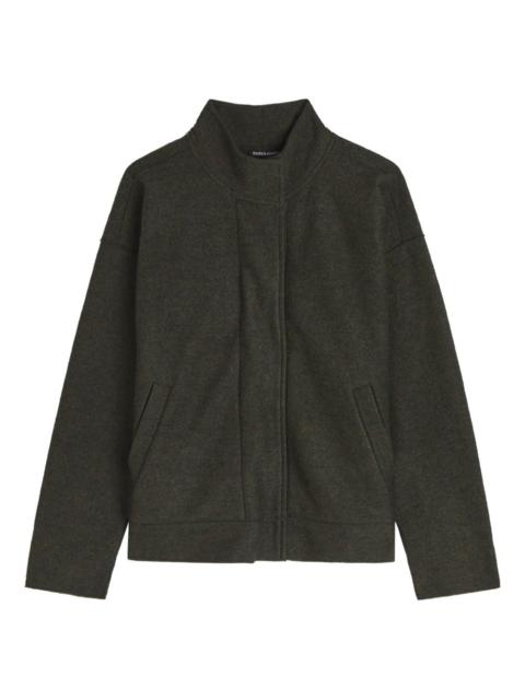 EILEEN FISHER stand-collar short jacket