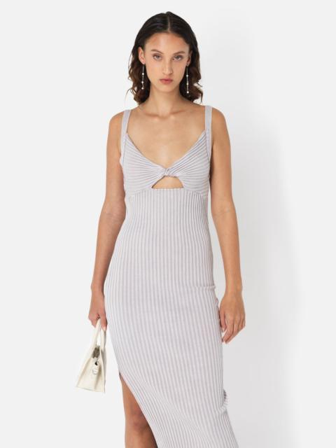 John Elliott MINERAL WASH GINZA RIB TWIST DRESS