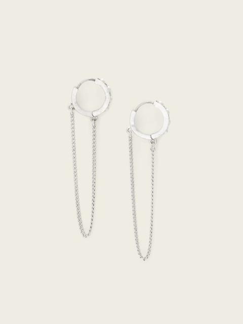 ALLSAINTS NELLIE CHAIN HUGGIE EARRINGS