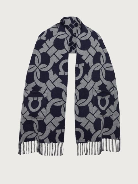 FERRAGAMO GANCINI SCARF