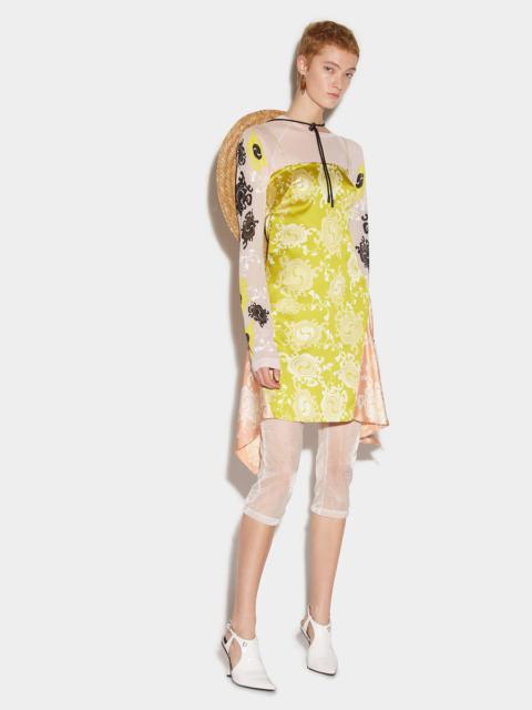 DSQUARED2 DRAPED STRAPLESS MINI DRESS