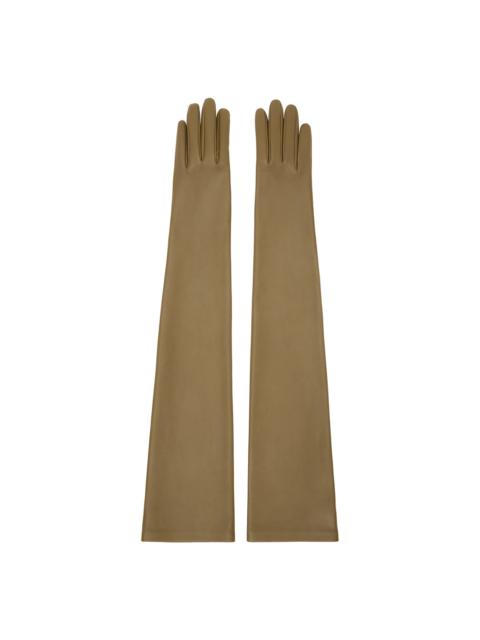 The Row Simon Gloves in Leather | REVERSIBLE