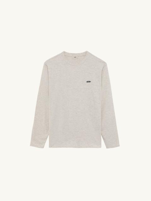 AUTRY LONG-SLEEVE EMBROIDERED LOGO TEE UNISEX