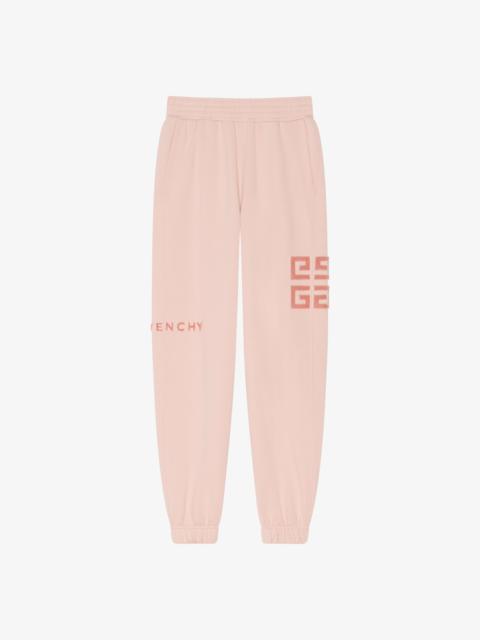 Givenchy GIVENCHY 4G SLIM FIT JOGGER PANTS IN TUFTED FLEECE