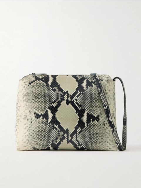 KHAITE Lina Medium Snake-effect Leather Shoulder Bag