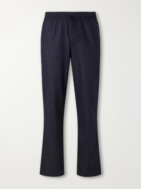 SEASE Mindset Straight-Leg Wool-Flannel Drawstring Trousers