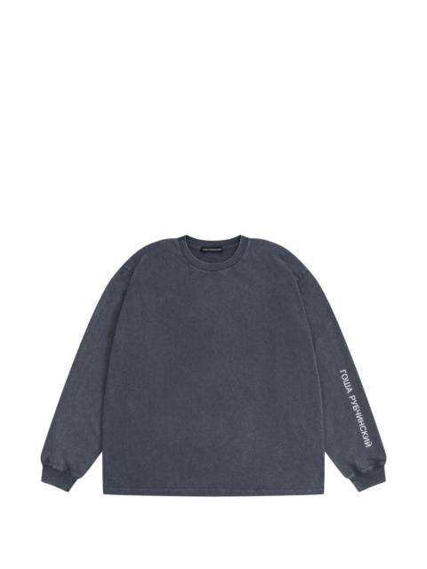 Gosha Rubchinskiy logo-print oversized T-shirt