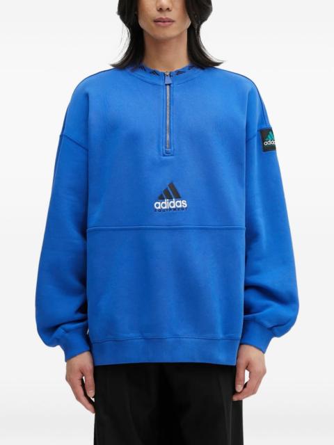 Eqt half-zip logo sweatshirt
