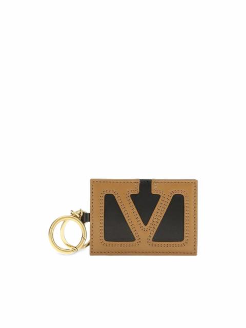 Valentino VLogo Signature leather keychain