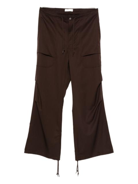 entire studios drawstring cargo trousers