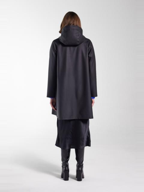 Stutterheim Black Raincoat for Women - Mosebacke