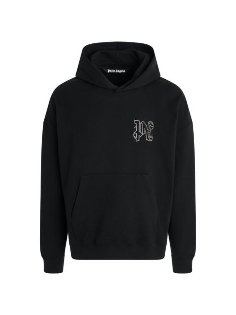 logo-embellished hoodie