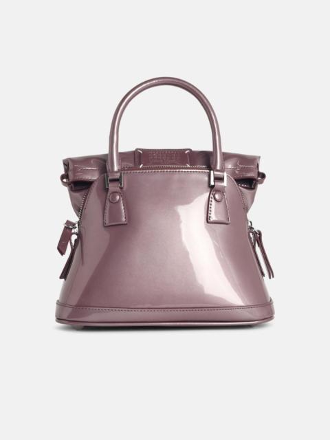 MICRO '5AC CLASSIQUE' PURPLE LEATHER BAG