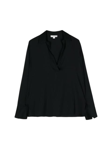 Vince silk v-neck blouse