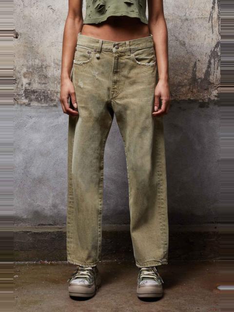 BOYFRIEND JEAN - MOSS GREEN