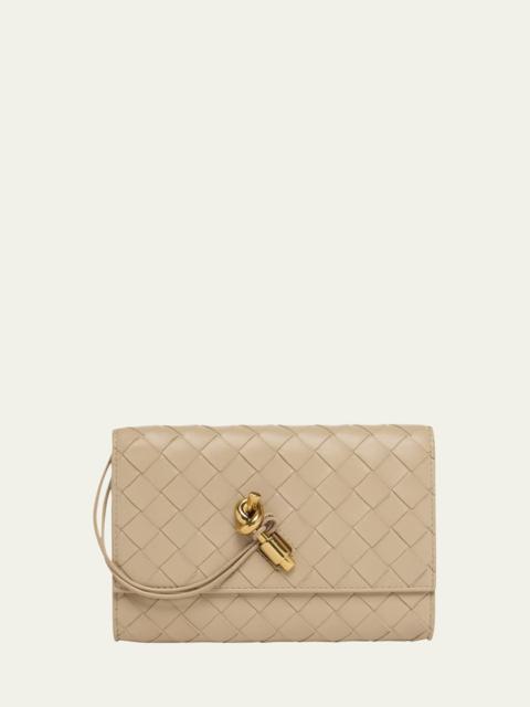 Bottega Veneta Andiamo Leather Pouch Bag