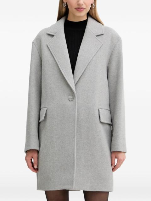 BOSS Calesara button-fastening coat