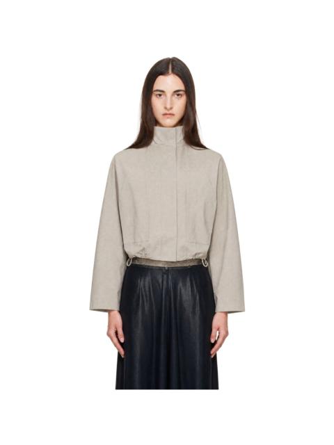 ST. AGNI Gray Technical Cotton Carpenter Jacket