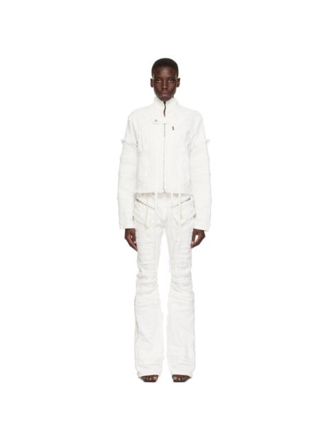 OTTOLINGER White Cropped Denim Jacket