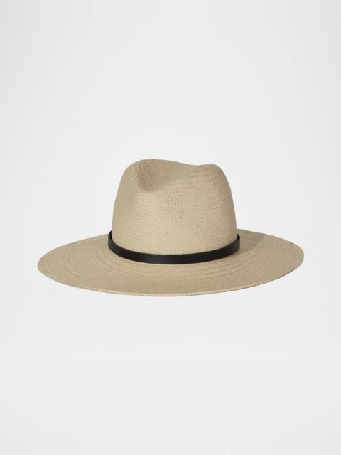 Janessa Leoné Lyra Packable Straw Fedora Hat