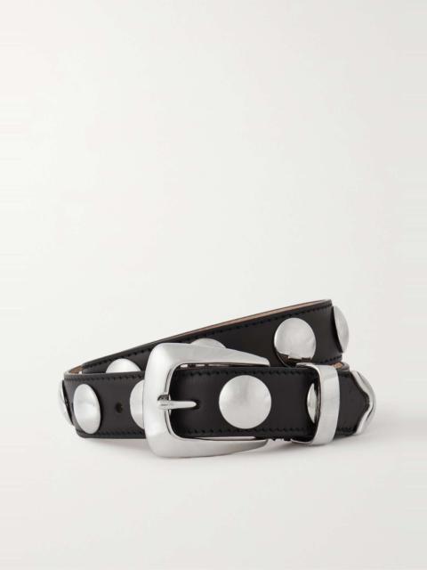 The Benny studded leather belt