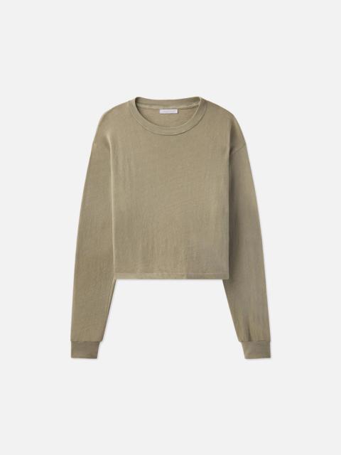 John Elliott JERSEY LS CROPPED TEE