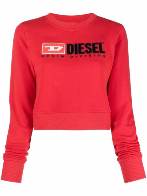 Diesel logo-print cotton sweatshirt