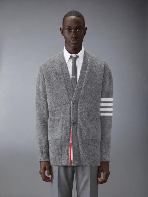 Irish Wool 4-Bar V Neck Cardigan