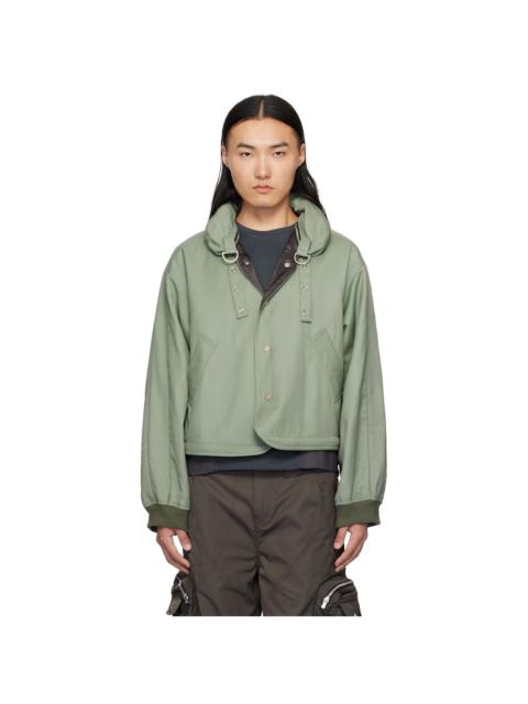 FFFPOSTALSERVICE Khaki Reia Hooded Parachute Jacket