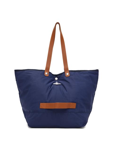 Vivienne Westwood Blue Utility Shopper Tote