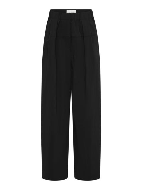 ST. AGNI Relaxed Pleat Pants black