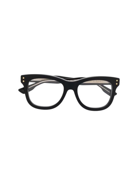 GUCCI soft cat-eye optical glasses