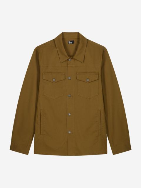 The Kooples OVERSHIRT WITH BRONZE PATCH POCKETS