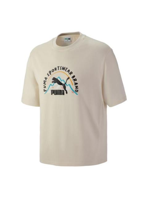 PUMA Camping Sportswear Mountain Tee 'White' 537390-65
